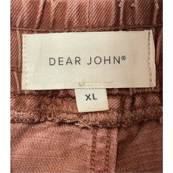 Dear John Rose Brown Joggers Utility Pants Women’s Casual XL - Picture 4 of 4
